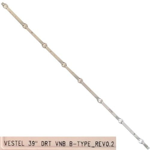 Tira 8 leds VESTEL 39´´ DRT VNB B-TYPE_REV0.2, Telefunken TE39275B35ZXH