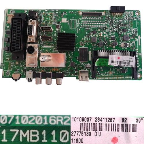 Placa Main Vestel 17MB110, 07102016R2, 23411267, Telefunken TE39275B35ZXH