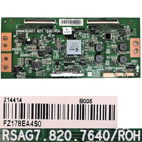 Placa TCon RSAG7.820.7640/ROH, 214414, Hisense H65N5300