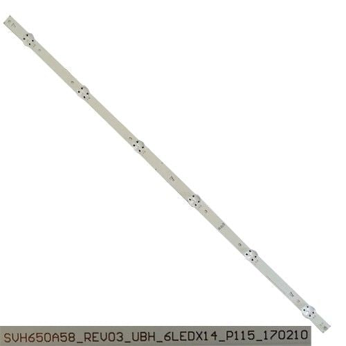 Tira 6 leds SVH650A58_REV03_UBH_6LEDX14_P115_170210, Hisense H65N5300