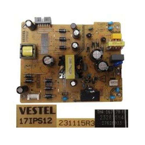 Fuente Alimentación Vestel 17IPS12, 23281584, 231115R3, Telefunken EXPTE43B35Z2KSAT