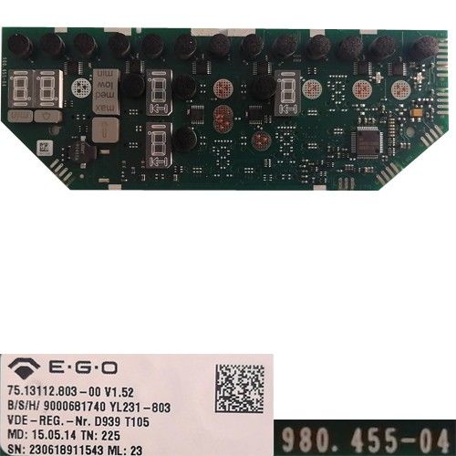 Modúlo Electrónico 980.455-04, 75.13112.803-00 V1.52, 9000681740, Balay 3EB918LQ/01