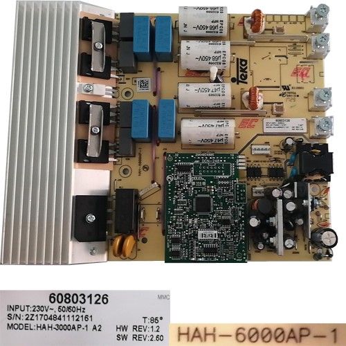 Módulo Electrónico 60803126, HAH-3000AP-1, HAH-6000AP-1, REV 1.2, REV 2.60, Teka IR 3200 VR01
