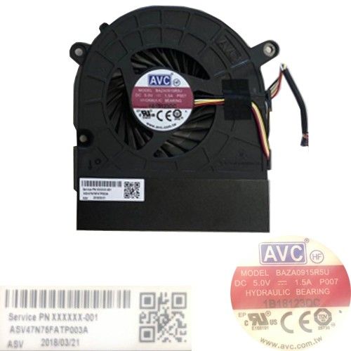 Ventilador temperatura BAZA0915R5U ASV47N75FATP003 HP All In One 24-X019NL