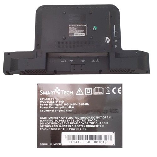 Carcasa trasera LE2419D-SMT-001048 Smart Tech LE-2419D