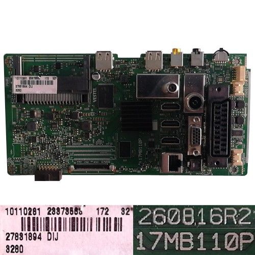 Placa Main Vestel 17MB110P, 23373568, 260816R2, Hitachi 32HB4T41