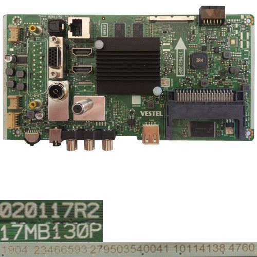 Placa Main Vestel 17MB130P, 23466593, 020117R2, Hitachi 50HK15W64I