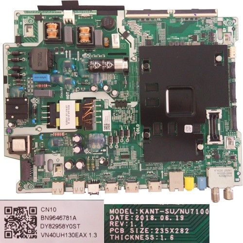 Placa Main BN96-46781A, REV1.1, Samsung UE40NU7182U