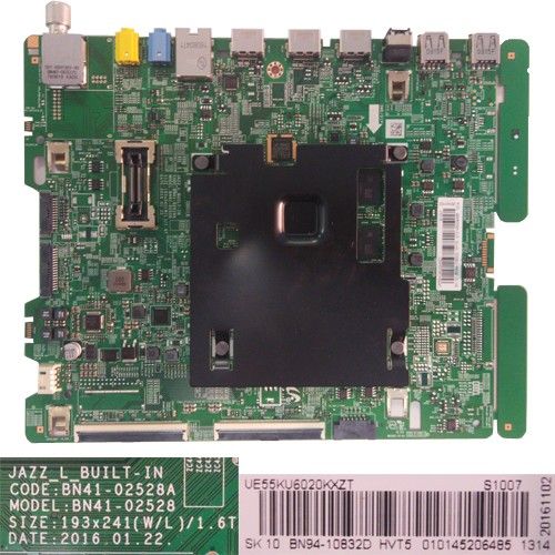 Placa Main BN94-10832D, BN41-02528A, Samsung UE55KU6000K