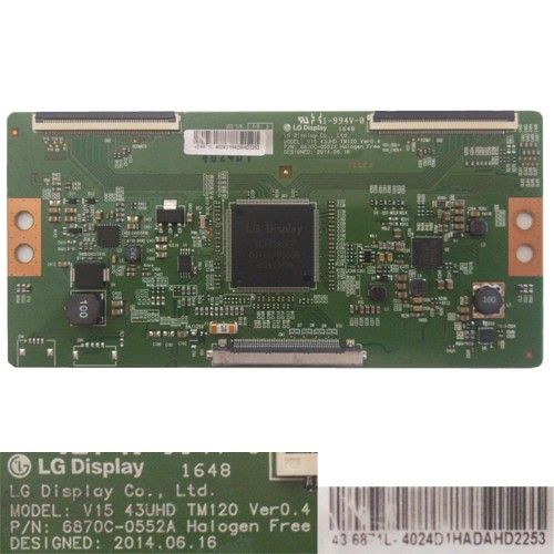 Placa T-Con 6870C-0332A, 6871L-4024, Techwood TW43296S24T1P