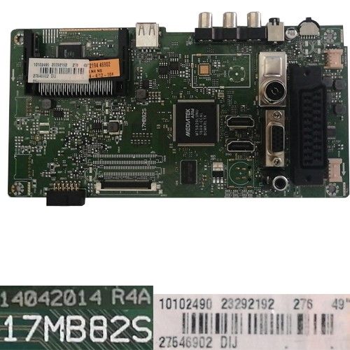 Placa Main Vestel 17MB82S, 14042014 R4A, 23292192, Telefunken TE49283N25F1C10D