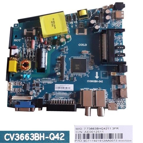 Placa Main CV3663BH-Q42, AE00125117.T3663BHQ4211 3FR  Kroms Line KS4300FD