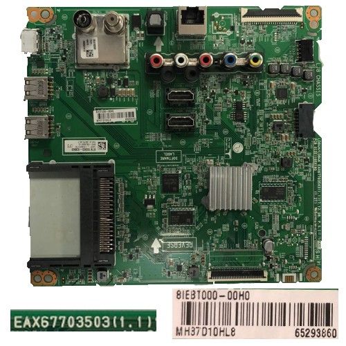Placa Main EAX67703503(1.1) 8IEBT000 LG 32LK610BPLB