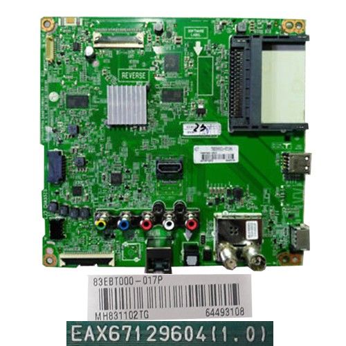 Placa Main LG 43LJ594V EAX67129604(1.0) 83EBT000-017P, MH831102TG