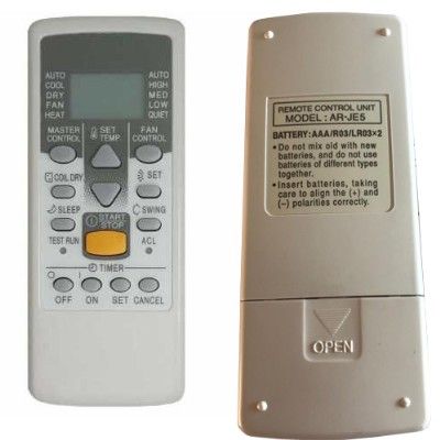 Mando a Distancia Aire Acondicionado AR-JE5, Original. SWAP/USADOS: en perfectas condiciones