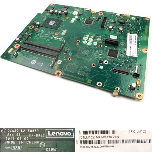 Placa DCA20 LA-E883P LENOVO ideacentre AIO 520-22AST -- NO FUNCIONA --