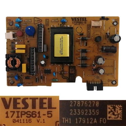 Fuente Alimentación VESTEL 17IPS61-5, 041116 V.1, 23392359, Telefunken TE24282S27ZXB