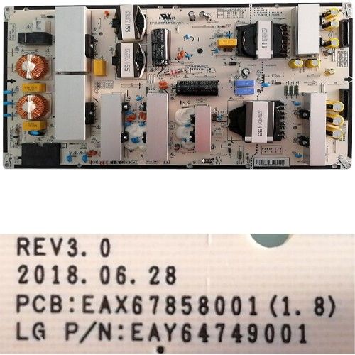Fuente Alimentación EAX67858001 (1.8), EAY64749001, REV3.0, LG OLED55B8PLA