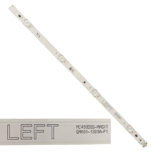 Tira 4 leds LG 49UK6200PLA LEFT  NC490DGG-AAGX1