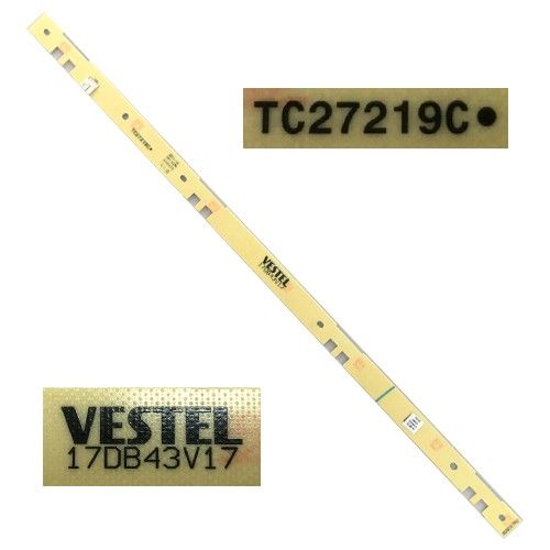 Tira conexión leds Vestel 17DB43V17, 020317R2, TC27219C Panasonic TX-43FX550E