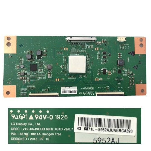 Placa TCon Sony 6870c-0814A  KD-43XG7096