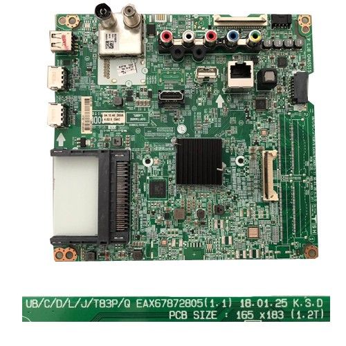 Placa Main LG 50UK6300PLB EAX67872805(1.1) 9BEBT000-03LH