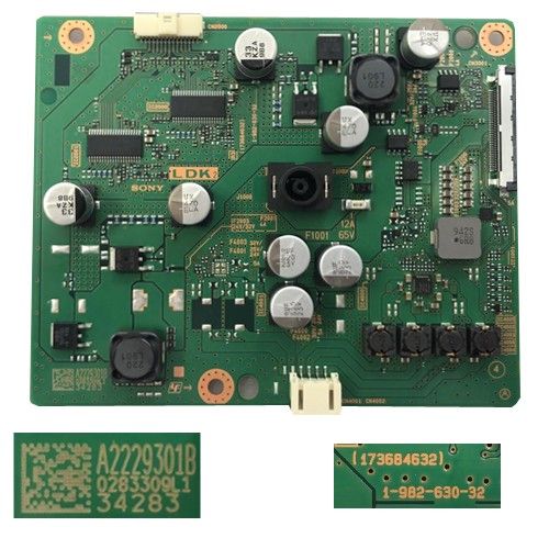 Power Supply 1-982-630-32 ( 173684632 ), A2229301B, SONY KD-49XG8096