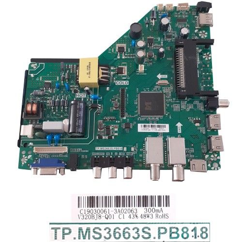 Placa Main TP.MS3663S.PB818, SMART TECH LE-32Z4TS