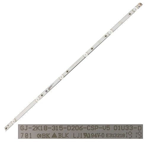 Tira 6 leds PHILIPS 32PFS5803/12 GJ-2K18-315-D206-CSP-V5