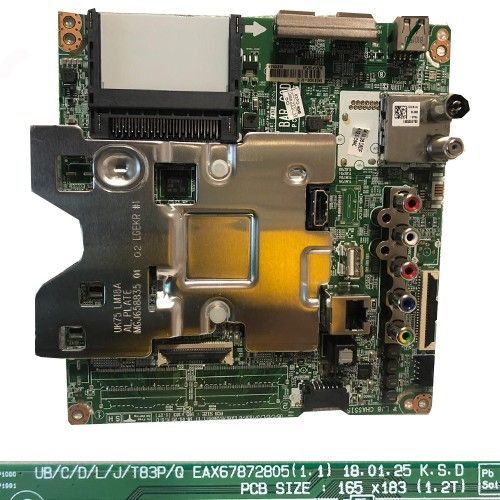 Placa Main EAX67872805(1.1), 9HEBT000-01JC LG 75UK6200PLB