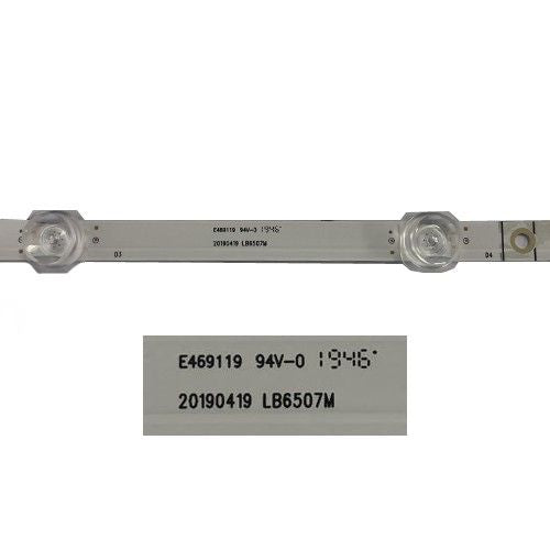 Tira 6 leds E469119, LB6507M, Hisense H65B7100 swap de desmontaje