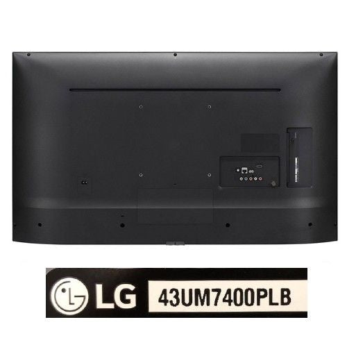 Carcasa Trasera Negra LG 43UM7400PLB NUEVA