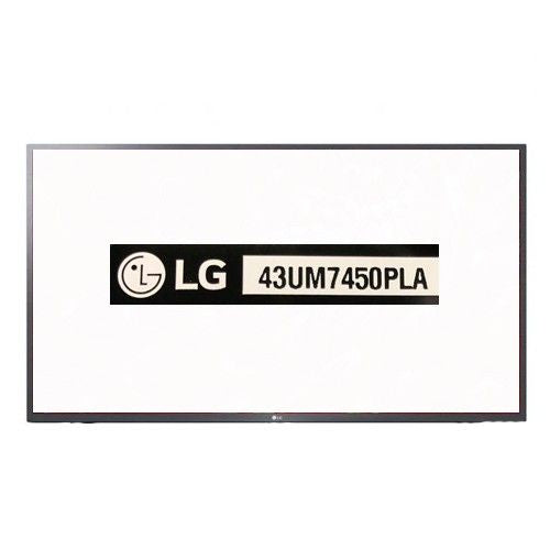 Marco Frontal Negro LG 43UM7450PLA NUEVA