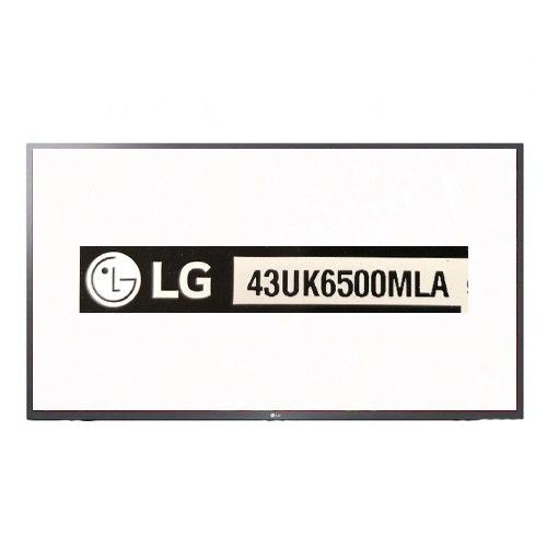 Marco Frontal Negro LG 43UK6500MLA NUEVO
