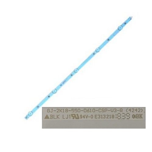 Tira 5 leds PHILIPS 55PUS6503/12 94V-0 E313218 GJ-2K18-550-D610-CSP-U3-R (SWAP)