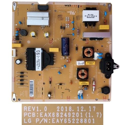 Fuente Alimentación LG 50UM7600PLB EAX68249201 (1.7) EAY65228801 LGP50T-19U1