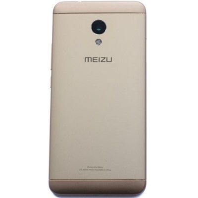 Carcasa Trasera / Tapa Bateria Gris PLata Meizu M5s