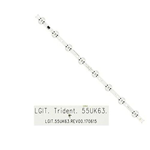 Tira 9 leds LGIT.TRIDENT.55UK63. LG 55UK6400PLF