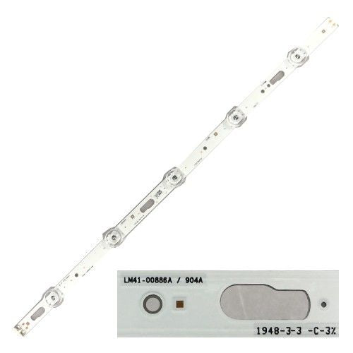 Tira 5 leds Samsung UE43TU8070U, LM41-00886A / 904A, E306084