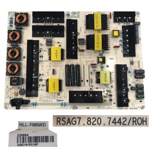 Fuente Alimentación Hisense H75N5800, RSAG7.820.7442/ROH HLL-7080WD