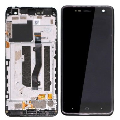 Pantalla Completa, Lcd + Táctil + Carcasa Frontal - Frame Negra ZTE Blade V8 Mini