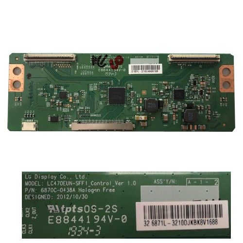 Placa Tcon 6870C-0438A, 32 6871L Philips 32PFS5603/12