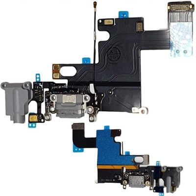 Cable Flex Conector de Carga, Microfono, jack audio..., Gris Oscuro, iPHone 6