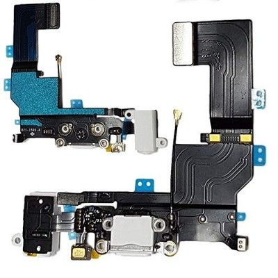 Cable Flex Conector de Carga, Microfono, jack audio..., Blanco, iPHone 5s