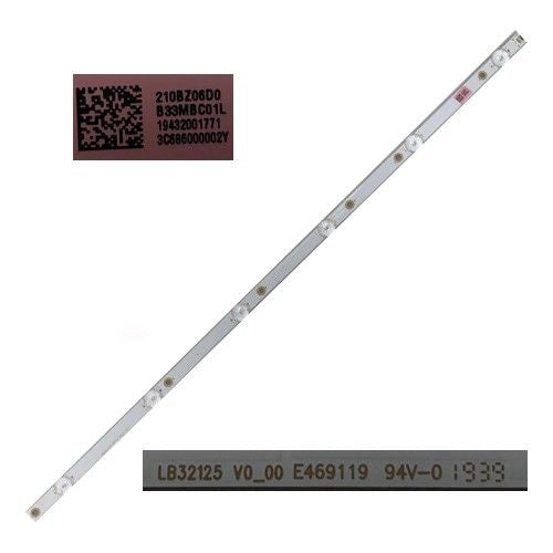 Tira 6 leds LB32125 V0_00 E469119 94V-0 , Panasonic TX-32G310E
