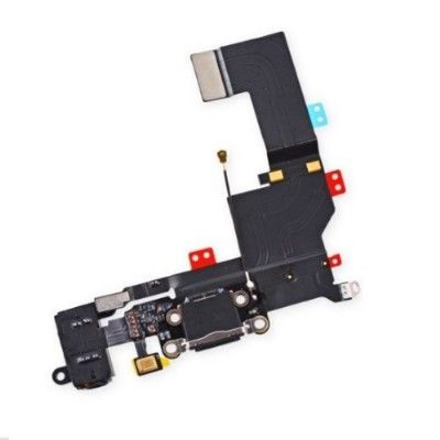 Cable Flex Conector de Carga, Microfono, jack audio..., Negro, iPHone 5s