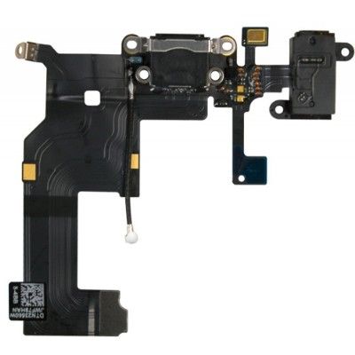 Cable Flex Conector de Carga, Microfono, jack audio..., Negro, iPHone 5
