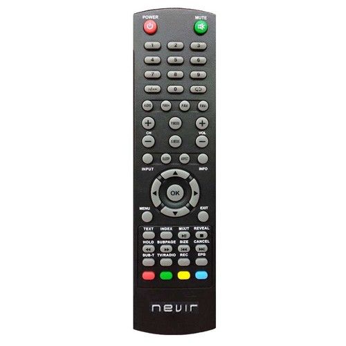 Mando a Distancia NEVIR NVR-7707-32RD2-N, Nuevo y Original