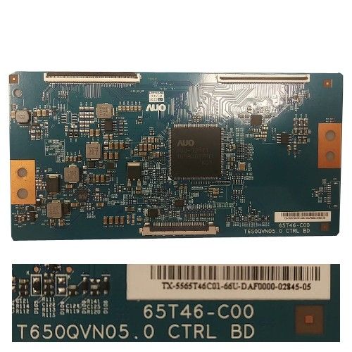 Placa T-Con T650QVN05.0, TX-5565T46C01, Telefunken 55V5863DG