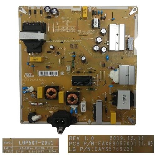 Fuente Alimentacion LG 50UN74003LB EAX69057001(1.9) 
EAY65769221
